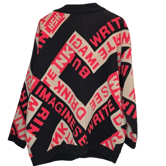 Heich Blade Riot Jacquard Cardigan Size M/L - Picture 4 of 12